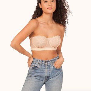 Lively The Lace Strapless: Toasted Almond - 34C